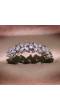 SwaDev  American Diamond  Silver Floral Ring SDJR0001