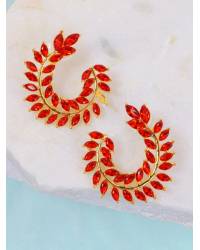 Buy Online Crunchy Fashion Earring Jewelry Stylish Gold Plated Reversible Kundan Choker Necklace Set for Jewellery Sets SDJS0108