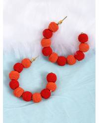 Buy Online Crunchy Fashion Earring Jewelry Punjabi Traditional  Gold Finished Yellow Pearl  Jhumki Style Earrings RAE1641 Jewellery RAE1641