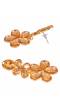 Gold Indo Western Yellow Statement Dangler Earrings CFE1753