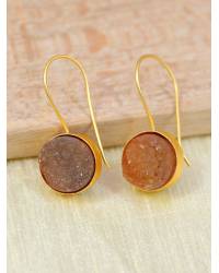 Buy Online Crunchy Fashion Earring Jewelry Gold Plated Kundan Stud Earrings for Girls/Women Studs SDJJE0032