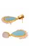 Crunchy Fashion Golden Floral Stud Style Earrings CFE1773