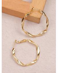 Buy Online Royal Bling Earring Jewelry Classy Gold-Plated Pink Crystal Work Dangler Earrings for Women/Girls Jewellery RAE1248