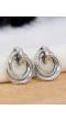 Crunchy Fashion Silver- Tonned Elegant Everstylish Drop & Dangler Earring CFE1811