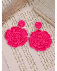 Buy Online Crunchy Fashion Earring Jewelry Pink Bohemian Handmade Earrings  Handmade Beaded Jewellery CFE1584