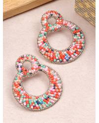 Buy Online Crunchy Fashion Earring Jewelry Gold Plated Pearl Long Tassel Jhumka Earrings For Women/Girl's  Jewellery RAE1297
