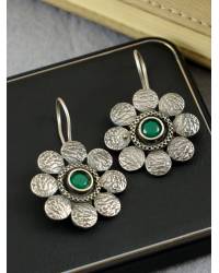Buy Online Crunchy Fashion Earring Jewelry Striking Green Crystal Statement Jewellery Set for Fashionistas Handmade Beaded Jewellery CFS0468