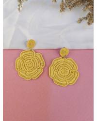Buy Online Royal Bling Earring Jewelry Gold-plated White & Black Hoop Jhumka Earrings  RAE1334 Jewellery RAE1334