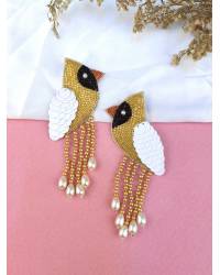 Buy Online Crunchy Fashion Earring Jewelry Bohemian Beaded Multi Layer  Necklace Set.. Handmade Beaded Jewellery CFN0844