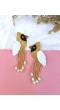  Multicolor Birdie Beaded Handmade Earrings For Women/Girls