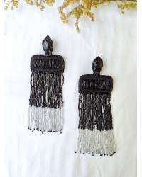 Buy Online Crunchy Fashion Earring Jewelry Cones and Beads Handcrafted Necklace Handmade Beaded Jewellery CFN0381