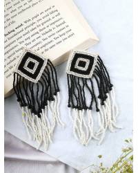 Buy Online Crunchy Fashion Earring Jewelry White Multilayer Beads Necklace Handmade Beaded Jewellery CFN0346