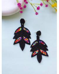 Buy Online Crunchy Fashion Earring Jewelry Crunchy Fashion Gold-Plated  Embelished  Red Faux Stone Dangler Earrings CFE1766 Jewellery CFE1766