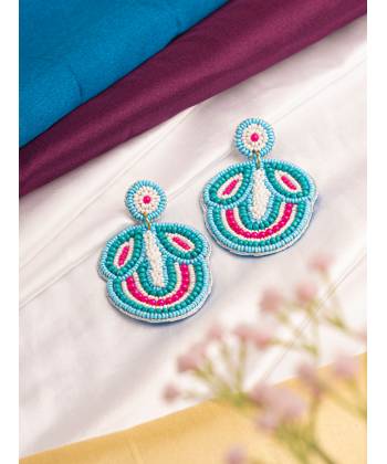 Multicolor Beaded Earrings for Women & Girls