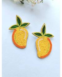 Buy Online  Earring Jewelry Pink Pineapple Beaded Earrings for Women and Girls Drops & Danglers CFE2380