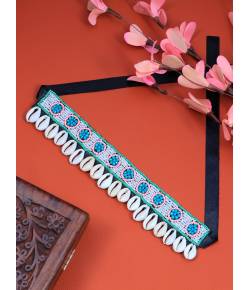 Contemporary Multicolor Handmade Shell Bead Necklace CFN0907