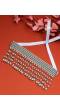 Crunchy Fashion Handmade pearl Beaded White Chain Necklace CFN0908