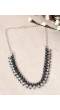 Oxidised German Silver Trendy Choker Necklace CFN0928