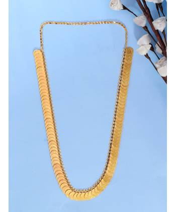 Crunchy Fashion Gold-Plated Ginny Coin Chain Necklace CFN0930