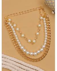 Buy Online  Earring Jewelry Gold Plated Multi Layered Necklace CFN0864 Jewellery CFN0864