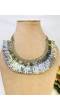 Handmade Silver Sequence Work Choker Necklace for Trendy Women and Girls