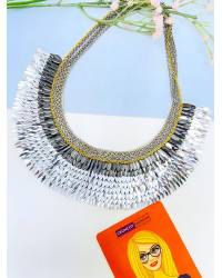 Buy Online Crunchy Fashion Earring Jewelry Blue & Orange Beaded African Necklace Boho Jewelry for Jewellery CFN0975