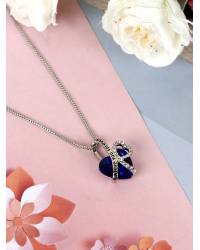 Buy Online  Earring Jewelry Bluish dash Layered Necklace Jewellery CFN0564