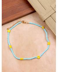 Buy Online Crunchy Fashion Earring Jewelry Boho Handmade White  Beaded Necklace CFN0911 Handmade Beaded Jewellery CFN0911