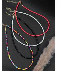 Buy Online Crunchy Fashion Earring Jewelry Beaded Multi Layer  Necklace Set Handmade Beaded Jewellery CFS0302