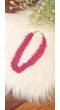 Magenta Pink Multi-Strand Short crochet Necklace for Women &