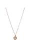 Rose Gold Crystal Pendant Necklace for Women/Girls