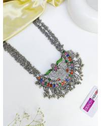 Buy Online Royal Bling Earring Jewelry Meenakari jhumka, traditional Long Pink Jhumka Earrings RAE1327 Jewellery RAE1327