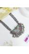 Multicolored Meenakari Work Silver Oxidised Long Necklace for Women