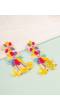 Multicolored Flowers Handmade Beaded Jewellery
