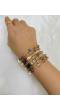 Classic Rose Gold Evil Eye Bracelet for Women-Girls: Anti-Tarnish and Water Proof