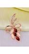Crunchy Fashion Rose Gold Antique Cultered Multicolor Brooch CFBR0088