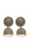 Crunchy Fashion Combo of 2  Traditional Oxidised Silver & Gold-Plated Stylish Jhumki/Jhumka Earring CMB0064