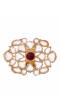 Crunchy Fashion Gold-Plated Traditional  Kundan Work Finger Ring CFR0496