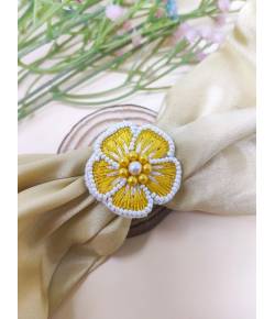 Yellow Blossom Floral Ring