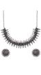 Crunchy Fashion Oxidised German Silver Ethnic  Tribal Jewellery Set CFS0383