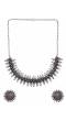 Crunchy Fashion Oxidised German Silver Ethnic  Tribal Jewellery Set CFS0383