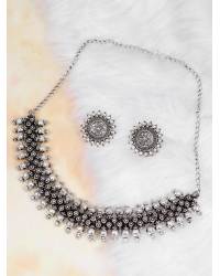 Buy Online Royal Bling Earring Jewelry Three AD Row Brown Drop Earrings Jewellery CFE0313