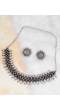 Crunchy Fashion Oxidised German Silver Ethnic  Tribal Jewellery Set CFS0383