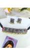 Boho Chic Oxidised Choker Set - Afghan Jewellery Set for Women & Girls