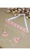Crunchy Fashion Handcrafted White & Pink Studded Beaded Jewellery Set CFS0397