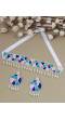 Crunchy Fashion Handcrafted Multicolor Studded Beaded Jewellery Set CFS0398
