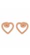 Gold-Plated Heartbeat Pendant & Studs Jewellery Set 