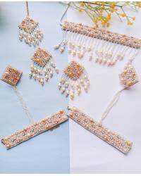 Buy Online Crunchy Fashion Earring Jewelry White Handmade Tassel Statement Earrings for Girls & Handmade Beaded Jewellery CFE2154