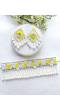 Yellow-White Blossom Floral Haldi Beaded Choker Necklace
