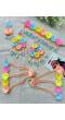 Neon Multicolored Handmade Floral Haldi-Mehndi Jewellery Set